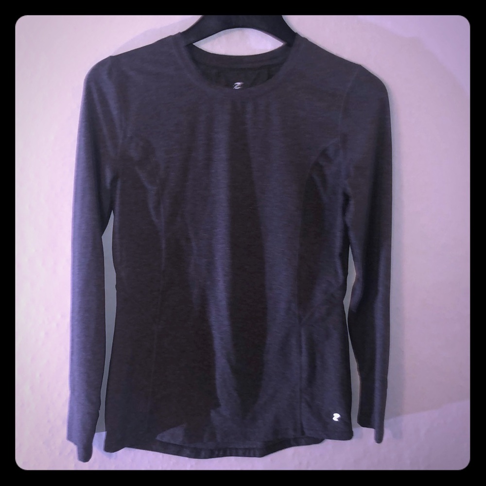 Dark Gray Long Sleeve Compression Tee